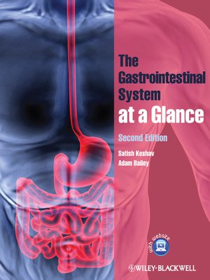 cover image of The Gastrointestinal System at a Glance, Fixed format version retains the unique at a Glance double-page spread